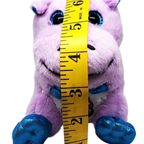 Poopchi's Friends Purple Hipo Plush Soft Sparkle New Poopchis Grin Studios. - Picture 10 of 11
